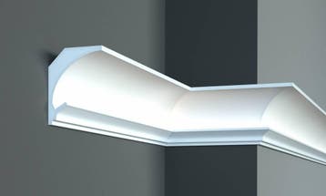 LED sierlijst voor indirecte verlichting XPS (115 x 90 mm), Ophalen of Verzenden, Nieuw