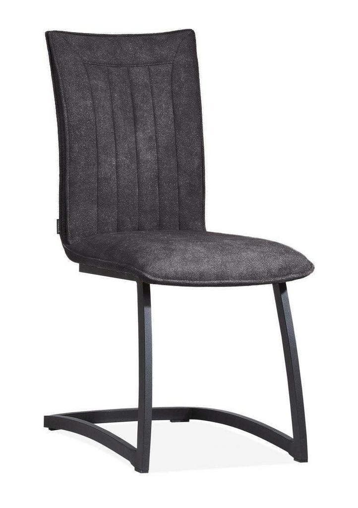 Eetkamerstoel Amara - eetkamerstoelen - Antraciet, Huis en Inrichting, Stoelen, Nieuw, Overige materialen