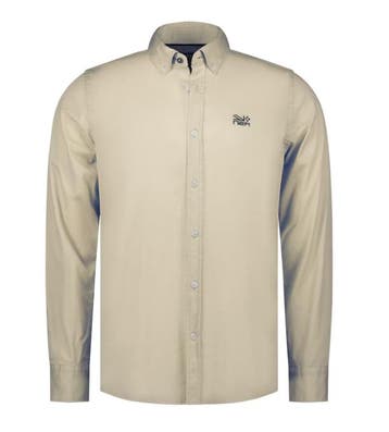 2dekans | NZA Kingsley Overhemd Heren - maat XL - Cream -, Kleding | Heren, Overhemden, Ophalen of Verzenden, Zo goed als nieuw