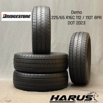 225/65/16C 112/110T Bridgestone zomerbanden demo 4X, 16 inch, Ophalen of Verzenden, Band(en), Bestelwagen