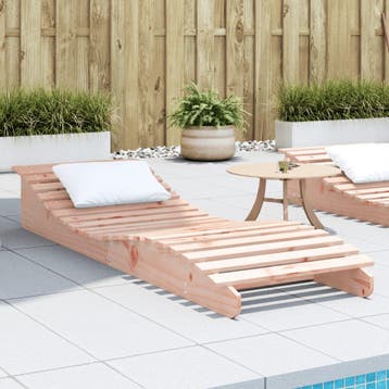 vidaXL Ligbed 205x60x31,5 cm massief douglashout, Tuin en Terras, Verzenden, Nieuw
