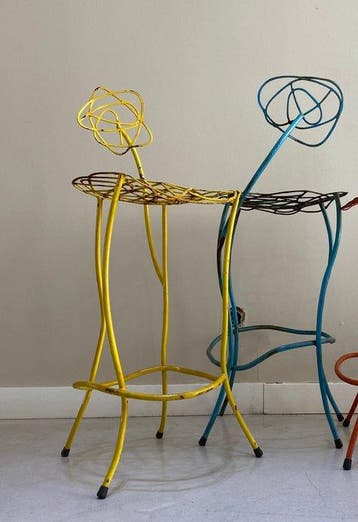 Gerard Coquelin - Kruk (2) - Staal, Antiek en Kunst