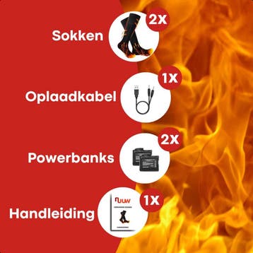 Nuuw Verwarmde Sokken Maat 39 t/m 44 - Elektrische sokken -, Ophalen of Verzenden, Zo goed als nieuw