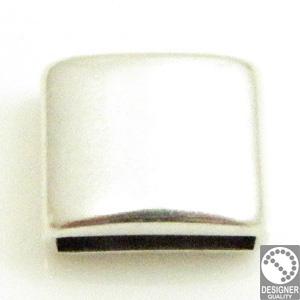 DQ metaal schuiver vierkant 10x12 voor 10x2,5 mm leer ant..., Ophalen of Verzenden, Nieuw, Overige typen