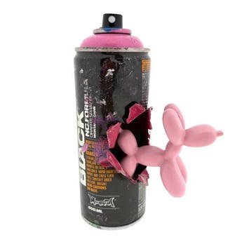 Koen Betjes (1992) - Surprise Balloon Dog Spraycan Pink