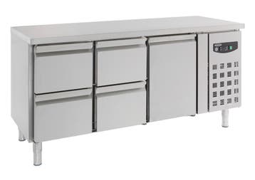 Combisteel Koelwerkbank | 417L | 1 Deur + 4 Laden | +2°C/+8°, Ophalen of Verzenden, Nieuw
