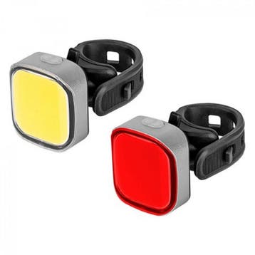 Fietsverlichting set - Rood en wit - Oplaadbaar, Ophalen of Verzenden, Nieuw