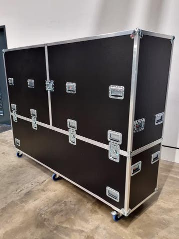 Flightcase 86 tot 100 inch scherm / display inclusief lift, Nieuw, Flightcase