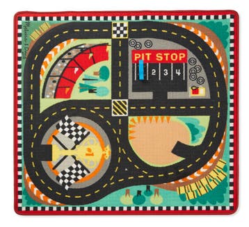 Melissa & Doug  Speelkleed Racebaan (5-Delig), Ophalen of Verzenden, Nieuw