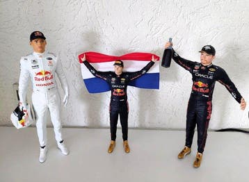 3 x figuur Max Verstappen formule 1 - Modelauto (3) - GP, Nieuw