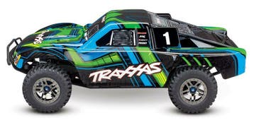 TRXXS Traxxas Slash Ultimate VXL oranje/groen rc auto, Elektro, Auto offroad, Nieuw, Ophalen of Verzenden