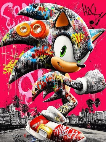 IPR Graph - Sonic the Hedgehog: Urban Speed & Neon Graffiti, Nieuw