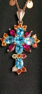 Zonder minimumprijs - Ketting met hanger Zilver - 0.00ct.