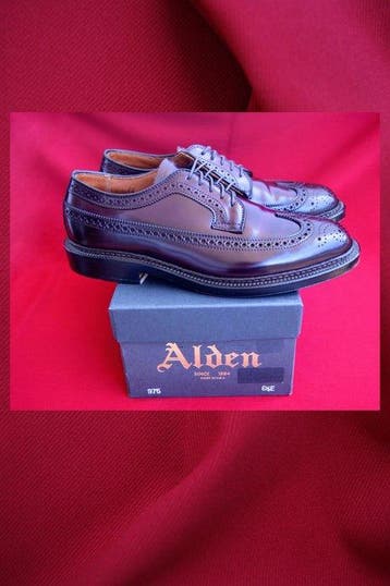 Alden - Veterschoenen - Maat: EU 40 - Nieuw in doos, Nieuw