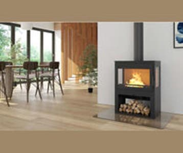 Houtkachel Nordflam Marsala 10kw (nieuw), Huis en Inrichting, Kachels, Verzenden, Vrijstaand, Hout, Nieuw