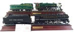Franklin Mint H0 - Stoomlocomotief met tender (2) - Twee, Nieuw