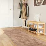 vidaXL Vloerkleedloper MARSA Wit 80 x 450 cm Polyester en, Verzenden, Nieuw, Wit
