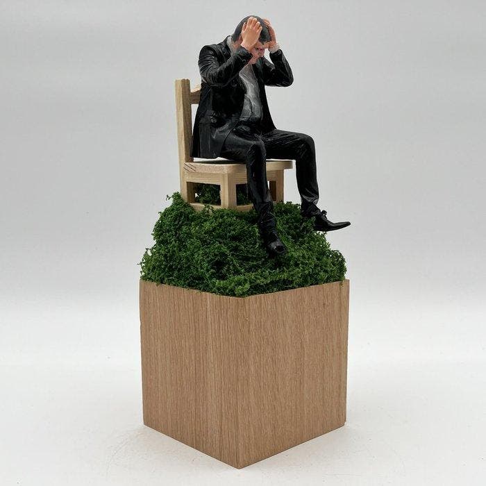 Coco de Paris - Thinking in the grass, Antiek en Kunst, Kunst | Designobjecten