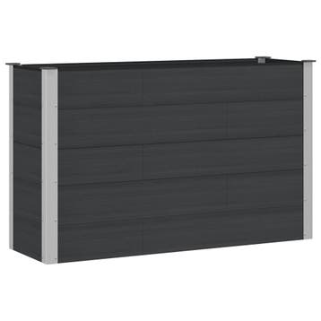 vidaXL Verhoogde plantenbak Zwart 150 x 50 x 91 cm, Verzenden, Nieuw, Minder dan 60 cm, 60 cm of meer