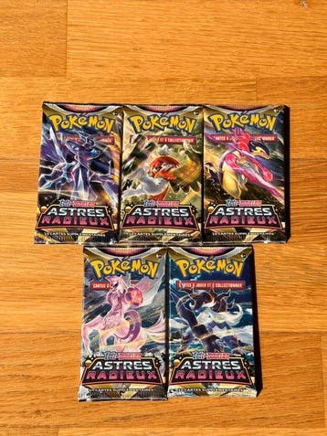 Pokémon - 5 Booster pack - Complete Art Set - Astral, Nieuw