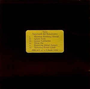 cd - Total - Tanzmusik Der Renaissance, Verzenden, Zo goed als nieuw