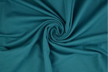10 meter french terry - Donker Petrol, Hobby en Vrije tijd, Stoffen en Lappen, Overige kleuren, 120 cm of meer, Ophalen of Verzenden