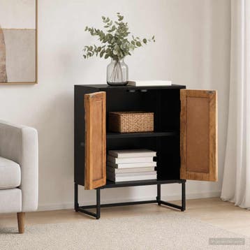 vidaXL Dressoir 53 x 30 x 70 cm, Verzenden, Nieuw, Overige houtsoorten, Minder dan 50 cm