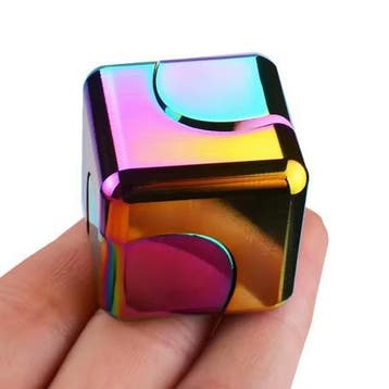 Legering Kubus Fidget Spinner Vingertop Gyroscoop, Verzenden, Nieuw