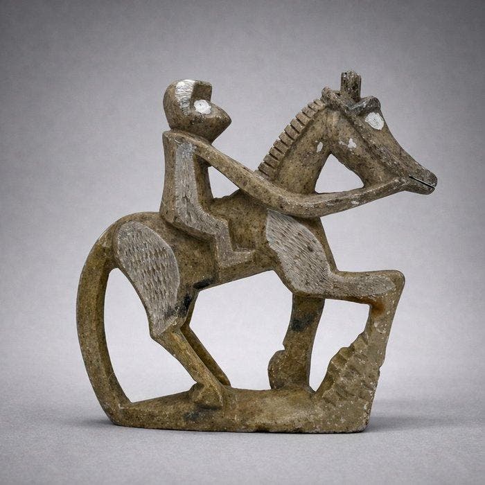 Afrikaanse stamsteenbeeld (Zonder minimumprijs), Antiek en Kunst, Kunst | Niet-Westerse kunst