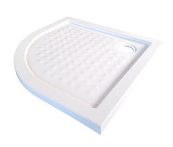 SALE - Siva 90x90 - Glans wit - Kwartrond - Douchebak -, Ophalen of Verzenden, Nieuw