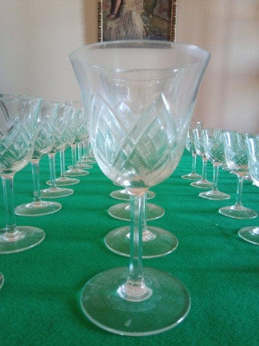 Drinkset (46) - Kristal, Antiek en Kunst, Antiek | Meubels | Tafels