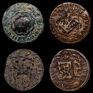 Spanje. Felipe IV. 12 maravedis Siglo XVII (Zonder