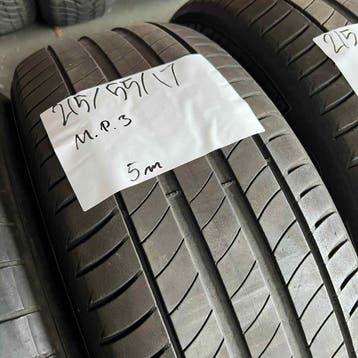 2 x Michelin Primacy 3 215-55-17 Zomerbanden 5mm, 17 inch, Ophalen of Verzenden, Band(en), Personenwagen