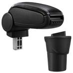 Armsteun Nissan Micra K13 vf 2010 kunstleer zwart wit stikse, Auto diversen, Verzenden, Nieuw