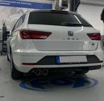 FOX Seat Leon 5F ST - Starre achteras einddemper en voordemp, Auto-onderdelen, Uitlaatsystemen, Verzenden, Nieuw