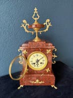 Klok Napoleon III Marmer, Brons, Messing - 1850-1900