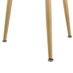 Design eettafel Camille Ø80x75 cm MDF rond wit, Huis en Inrichting, Verzenden, Nieuw