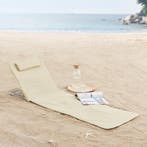 [en.casa] Strandmat Cellorigo met rugleuning set van 2 beige, Tuin en Terras, Tuinsets en Loungesets, Verzenden, Nieuw