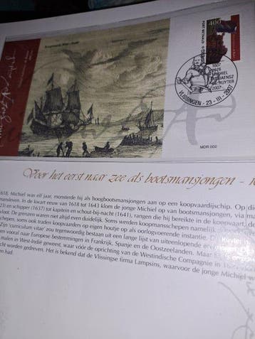 Nederland 2007 - 400 jaar Michiel de Ruyter, Gestempeld