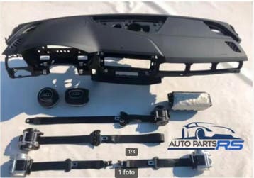 Dashboard + Airbags + Veiligheidsgordels Audi A5, Verzenden, Nieuw, Audi