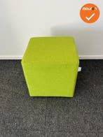 Rohde & Grahl - Poef - met wielen - 47.5x45x45cm - Licht gro, Vergader- of Presentatieruimte, Ophalen of Verzenden, Gebruikt, Stoel