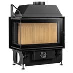 Inbouw Houtkachel Quattro 70 L Links Open Side, Nieuw