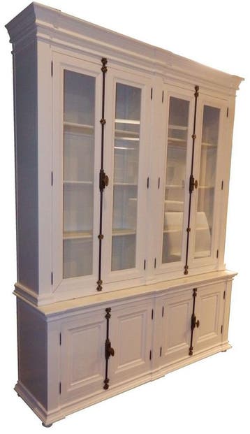 Buffetkast Lara wit - wit 200 x 240cm espagnoletsluiting, Huis en Inrichting, Kasten | Buffetkasten, Ophalen of Verzenden, Nieuw
