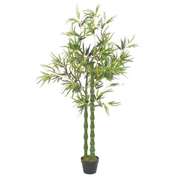 vidaXL Kunstplant met pot bamboe 160 cm groen, Verzenden, Nieuw