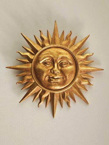 Wanddecoratie - Europa - Muurmedaillon Gouden Zon, Nieuw