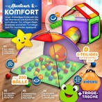 Speeltent - Kindertent - Speelhuisje - Met ballen - Kleurrij, Verzenden, Zo goed als nieuw