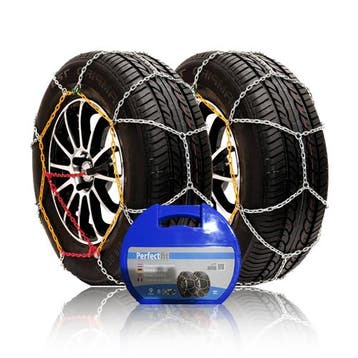 Sneeuwkettingen Perfect Fit personenwagen 9mm - 205/55R17, Auto diversen, Sneeuwkettingen, Nieuw