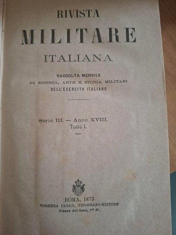Rivista Militare Italiana - 1873