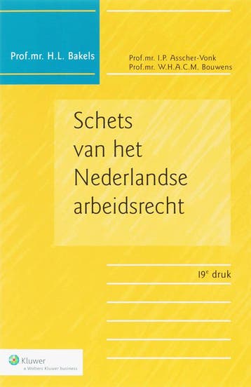 Schets van het Nederlands arbeidsrecht 9789013045857, Zo goed als nieuw