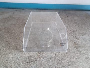 Broodbak - B48 x D73 x H22 cm - plexi